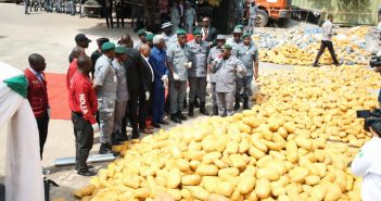 Customs Hands Over Seized Illicit Substances Weighing Over 15,000kg to NDLEA